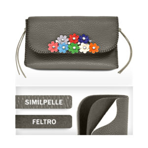 Pochette piccola (Kit fai-da-te) - Grigio scuro