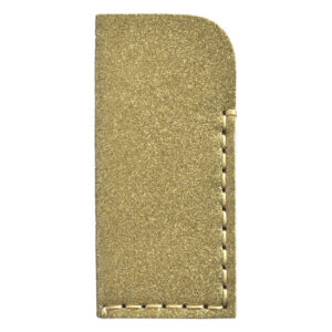 Bustina occhiali glitter e feltro (Kit fai-da-te) - Champagne