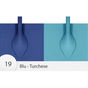 Manici Neoprene per borsa cm. 65 circa - col. Blu-Turchese