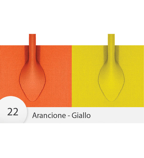 Manici Neoprene per borsa cm. 65 circa - col. Arancio-Giallo