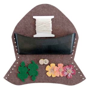 Kit Astuccio porta occhiali - Marrone Melange