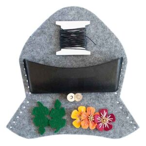 Kit Astuccio porta occhiali - Grigio chiaro Melange