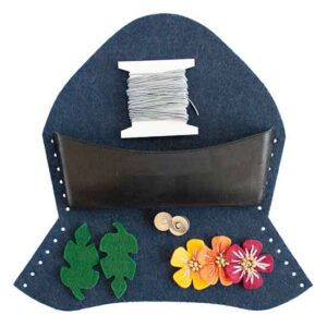 Kit Astuccio porta occhiali - Blu Melange