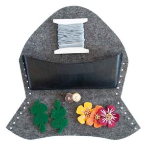 Kit Astuccio porta occhiali - Grigio Melange