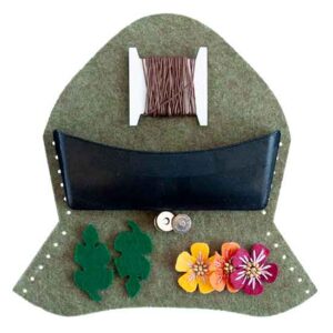 Kit Astuccio porta occhiali - Verde Melange