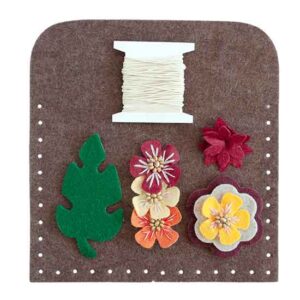 Kit Bustina porta occhiali - Marrone Melange