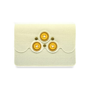 Astuccio porta tablet bottone (Kit fai-da-te) - Avorio