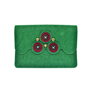 Astuccio porta tablet bottone (Kit fai-da-te) - Verdone