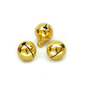 Campanellini natalizi (10 pz), ø 16 mm - Oro