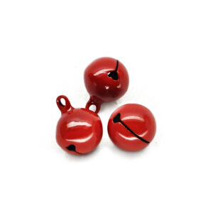 Campanellini natalizi (10 pz), ø 16 mm - Rosso