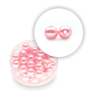 Perla pastello (9,5 g circa) 6 mm ø - Rosa chiaro