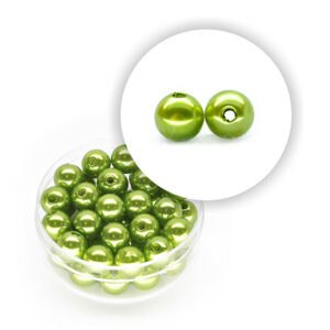 Perla pastello (10 g circa) 8 mm ø - Giallo curry