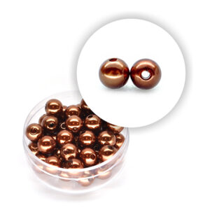 Perla pastello (9,5 g circa) 6 mm ø - Rame