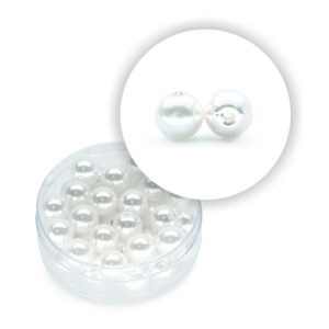 Perla pastello (10 g circa) 8 mm ø - Bianco