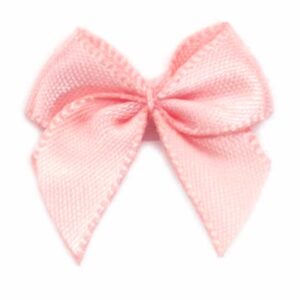 Fiocchetto raso tinta unita (Pz. 2) - Rosa baby
