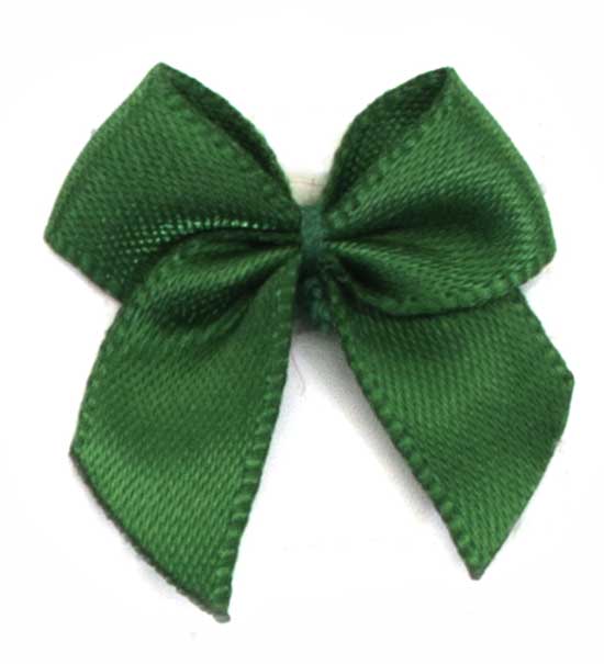 Fiocchetto raso tinta unita (Pz. 2) - Verde