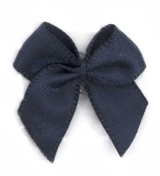 Fiocchetto raso tinta unita (Pz. 2) - Blu notte