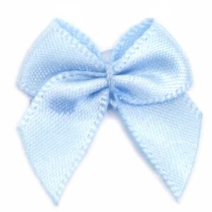 Fiocchetto raso tinta unita (Pz. 2) - Celeste