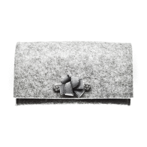 Borsetta in feltro ciocca (Kit fai-da-te) - Grigio