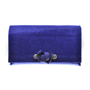 Borsetta in feltro ciocca (Kit fai-da-te) - Blu