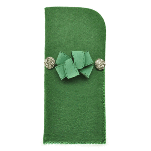 Portaocchiali ciocca (Kit fai-da-te) - Verde prato