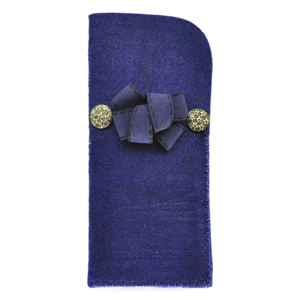 Portaocchiali ciocca (Kit fai-da-te) - Blu