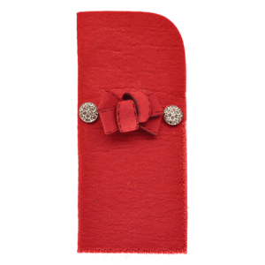 Portaocchiali ciocca (Kit fai-da-te) - Rosso