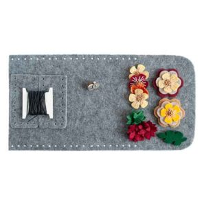 Kit Pochette piccola - Grigio chiaro Melange