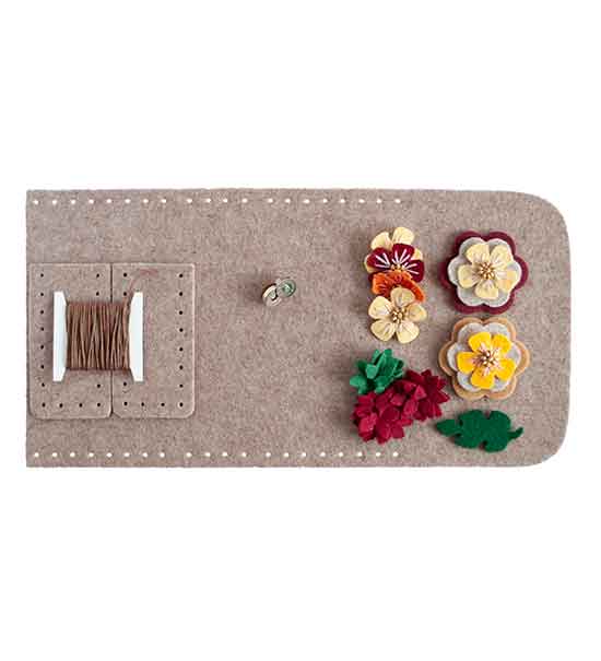 Kit Pochette piccola - Nocciola Melange