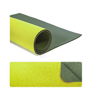 Neoprene 3 mm (foglio cm 45x65) Giallo e Verde militare